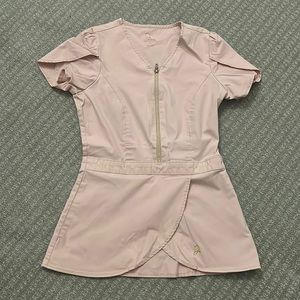 Blush Pink, Jaanuu Tulip Scrub top